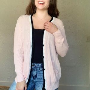 Forever 21 Light Pink Cardigan